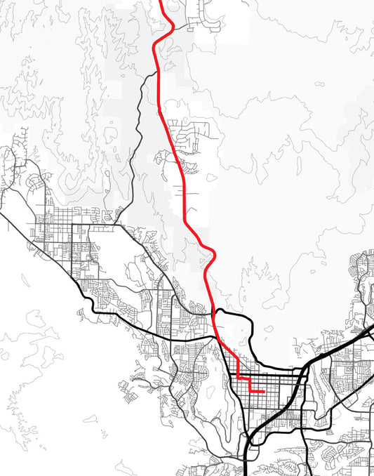 custom st george marathon map detail view