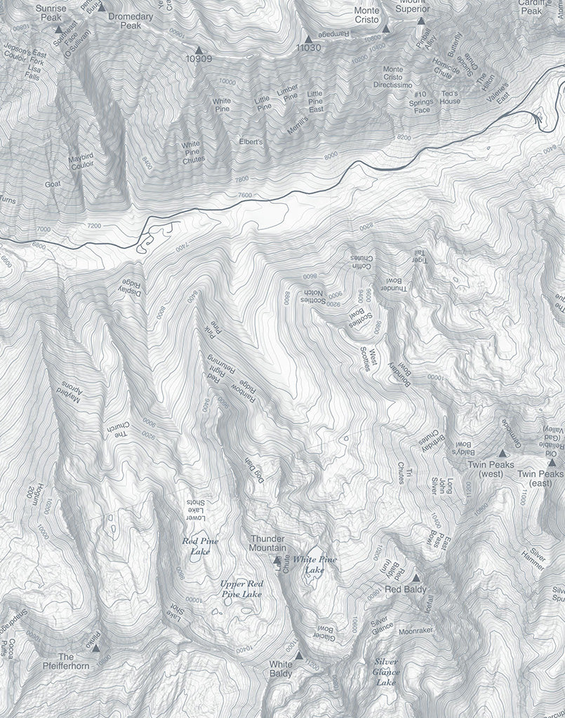 Wasatch Backcountry Light Contours