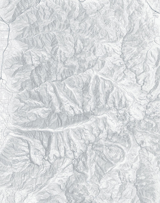 Wasatch Backcountry Light Contours